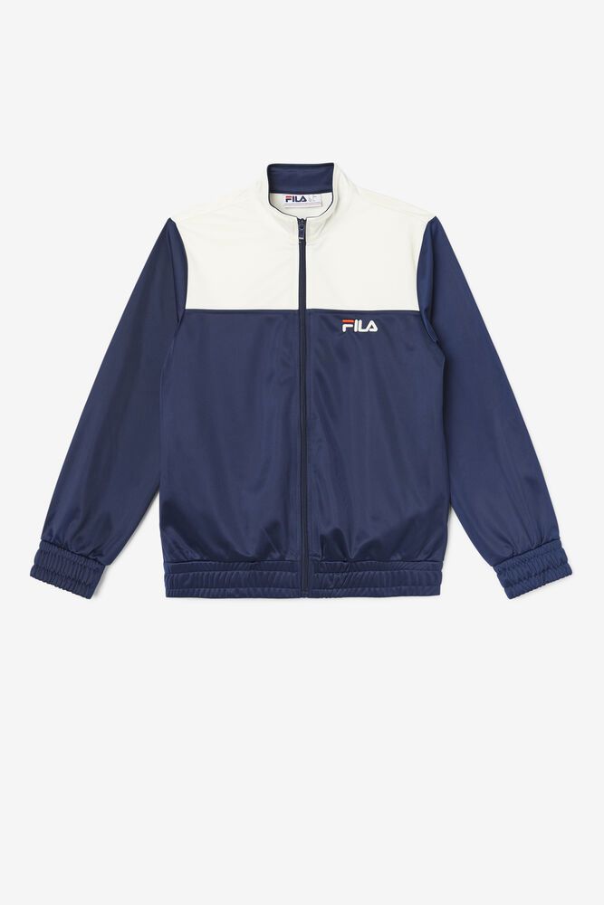 Fila Mckenna Track Jacket Navy - Womens - 84096VMJT